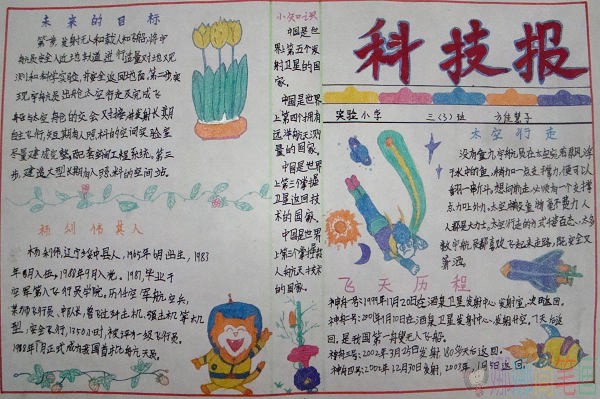 小学生科技主题手抄报大全