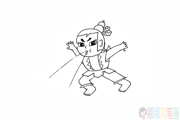 葫芦娃怎么画,葫芦娃简笔画步骤