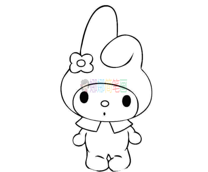 各种小兔子简笔画