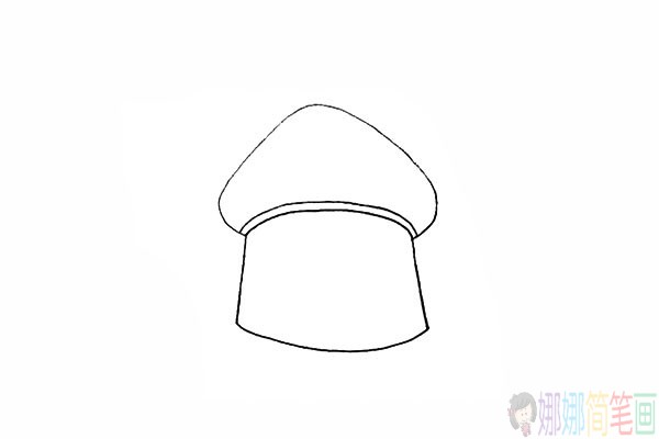 教小朋友画一栋蘑菇屋