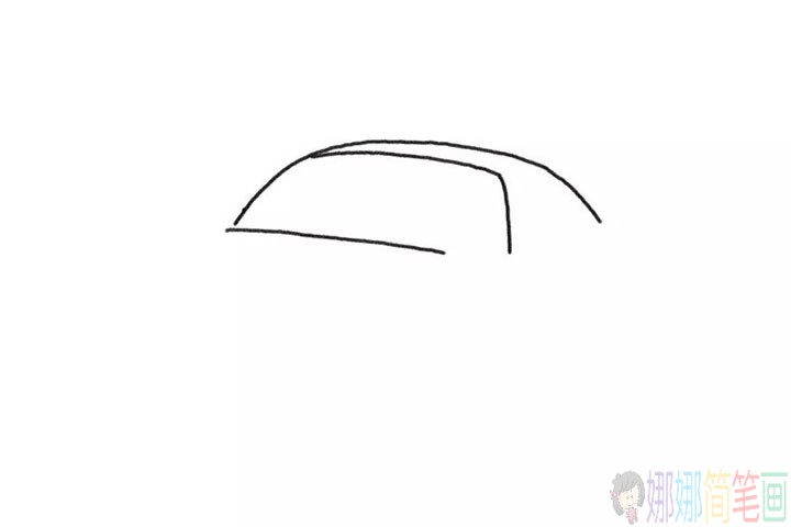 酷炫的跑车儿童简笔画,汽车简笔画步骤