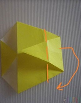 可爱的小黄鸡手工折纸步骤