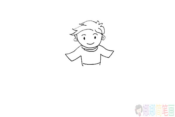 小王子的画法,小王子简笔画步骤