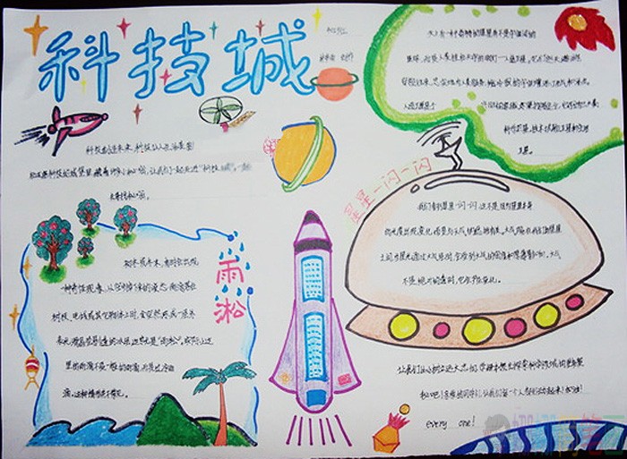 小学生科技主题手抄报大全
