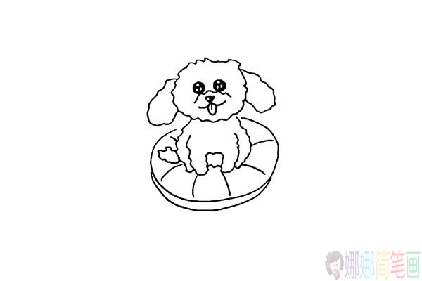 可爱的小狗怎么画,泰迪犬儿童简笔画