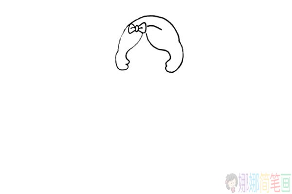 可爱的小公主简笔画法和步骤