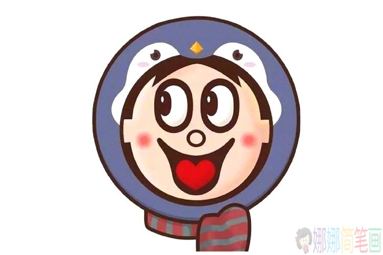 各种可爱的Q版旺仔简笔画图集