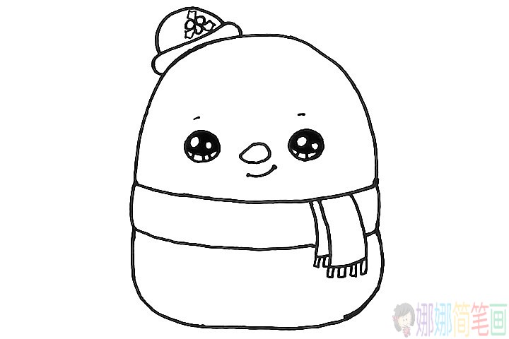 雪人儿童画,雪人儿童简笔画
