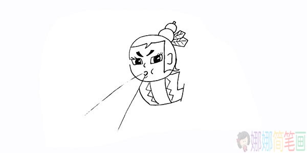 葫芦娃怎么画,葫芦娃简笔画步骤
