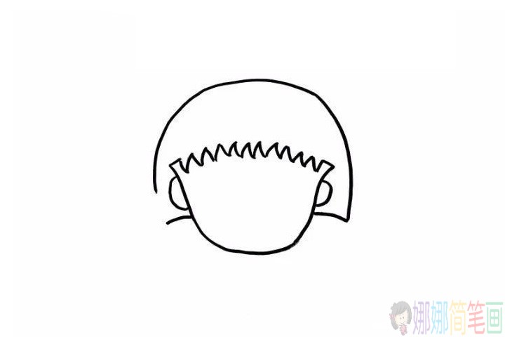 樱桃小丸子的画法,小丸子简笔画图片大全