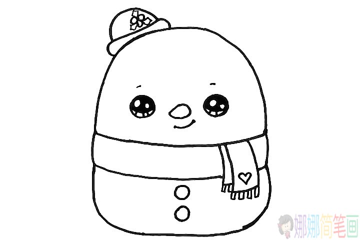 雪人儿童画,雪人儿童简笔画