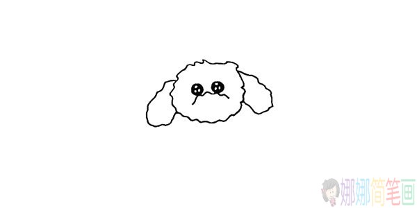 可爱的小狗怎么画,泰迪犬儿童简笔画