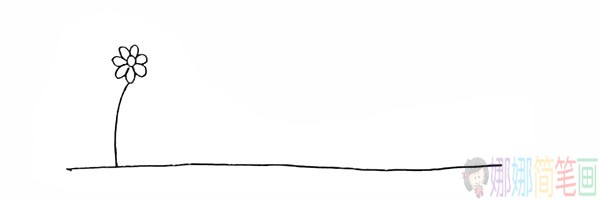 好看的向日葵的简笔画,向日癸的画法