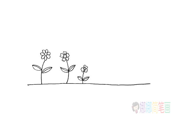 好看的向日葵的简笔画,向日癸的画法