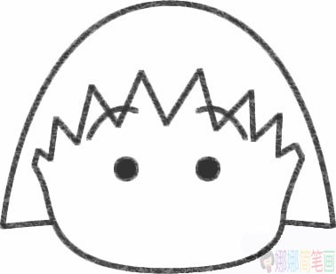 樱桃小丸子简笔画步骤
