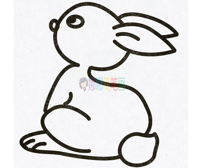 各种小兔子简笔画