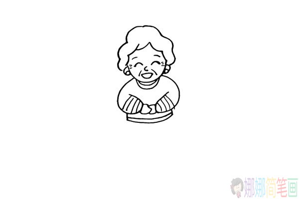 老奶奶的画法,老奶奶儿童简笔画