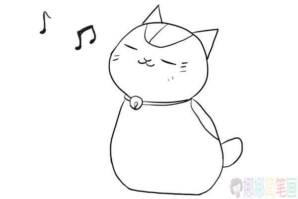 小猫的画法,小猫咪简笔画步骤