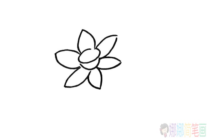 水仙花简笔画教程，水仙画怎么画彩色