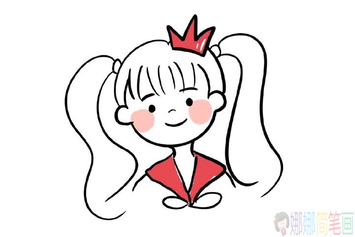 漂亮又可爱的公主简笔画大全