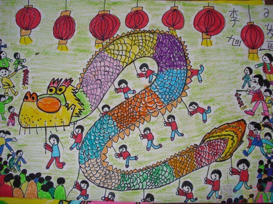 2020优秀新年元旦儿童绘画图片大全