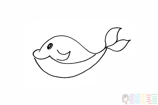 可爱鲸鱼的画法