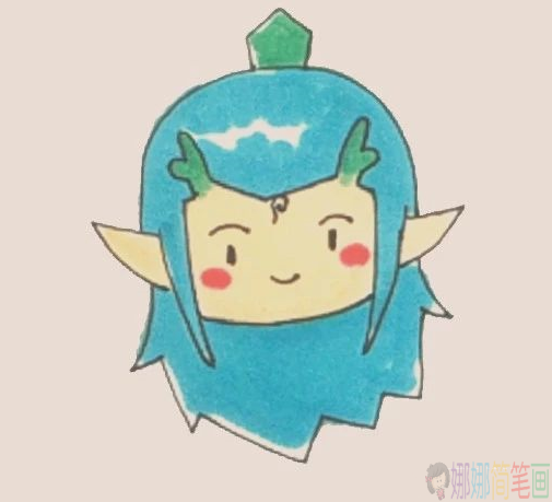 敖丙怎么画,敖丙简笔画教程
