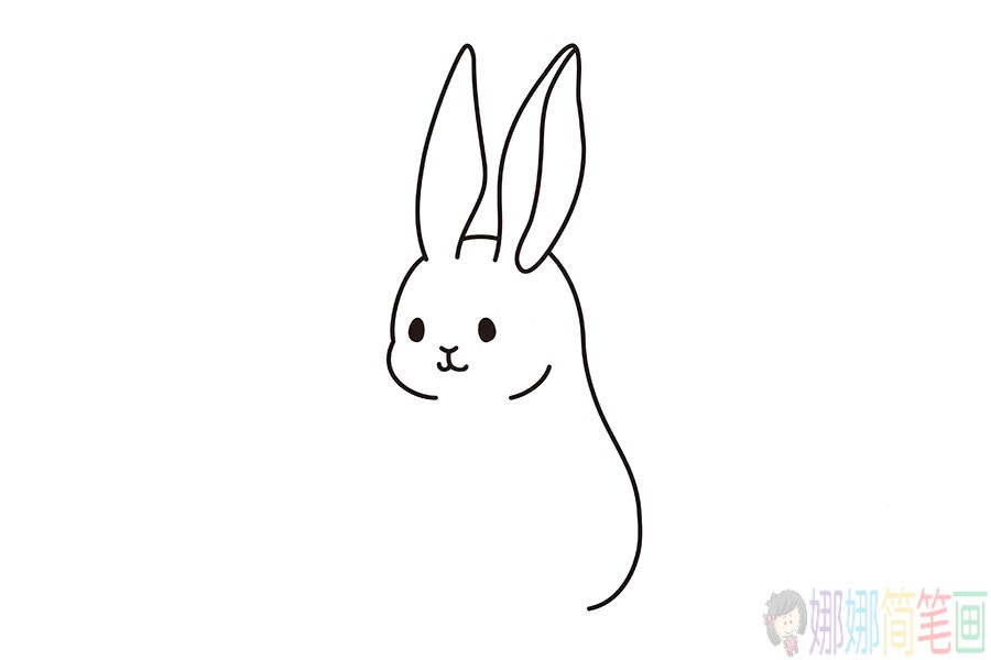 可爱的小兔子简笔画,兔子怎么画
