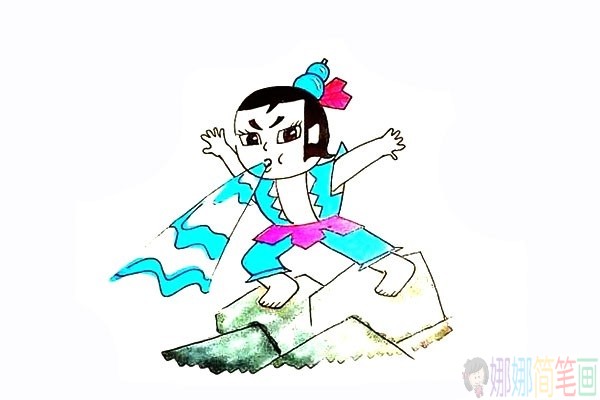 葫芦娃怎么画,葫芦娃简笔画步骤