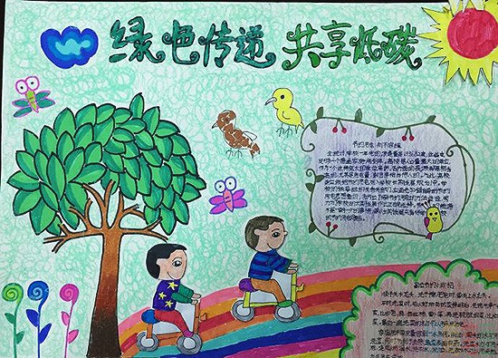 小学生低碳环保主题手抄报