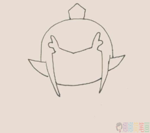 敖丙怎么画,敖丙简笔画教程