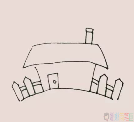 房子儿童简笔画步骤