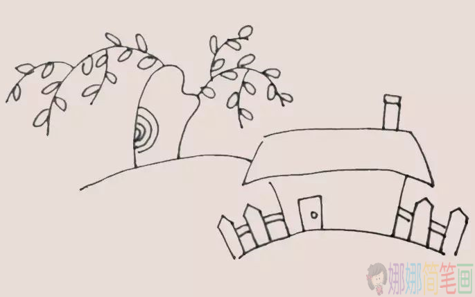 房子儿童简笔画步骤