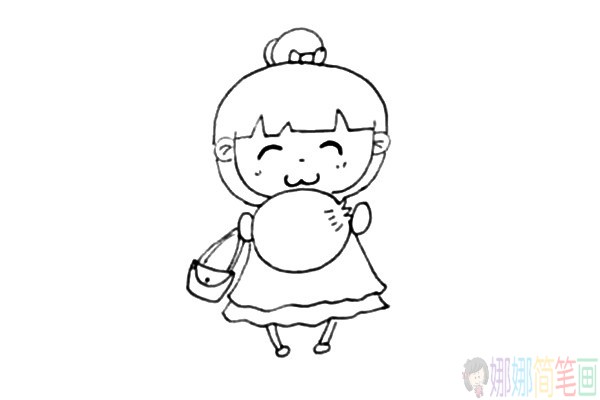 开心的小朋友怎么画,小朋友简笔画法