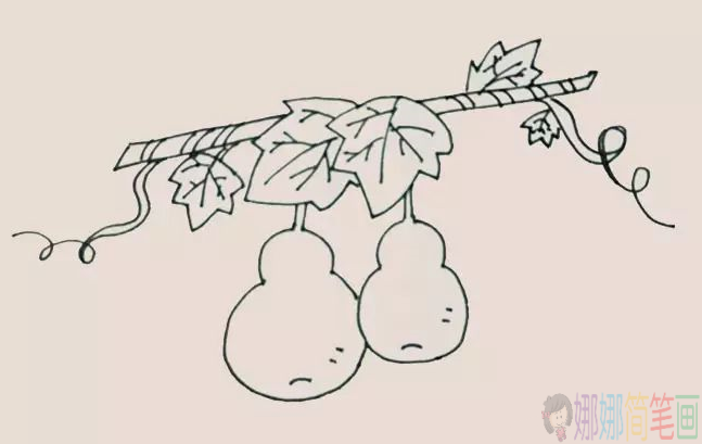 怎么画葫芦,简单的葫芦画法