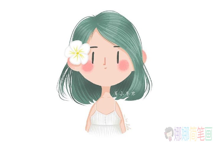 可爱清新的人物简笔画像图片
