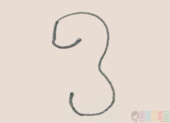 简单几步学画海马简笔画