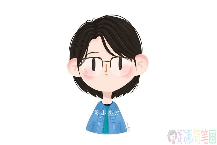 可爱清新的人物简笔画像图片
