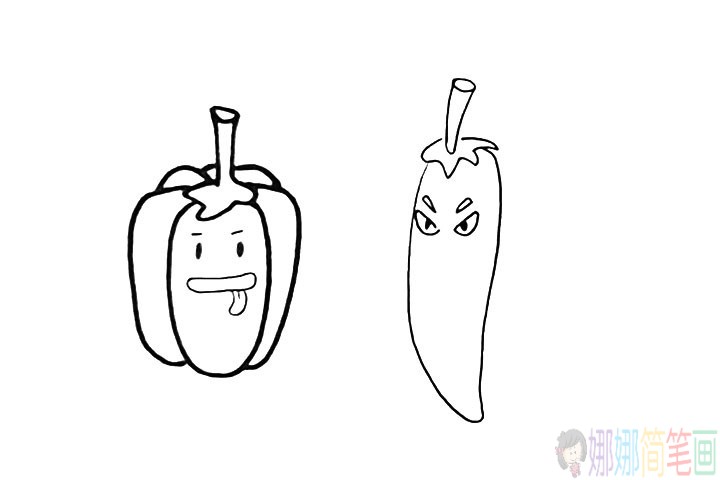 辣椒的画法,辣椒怎么画