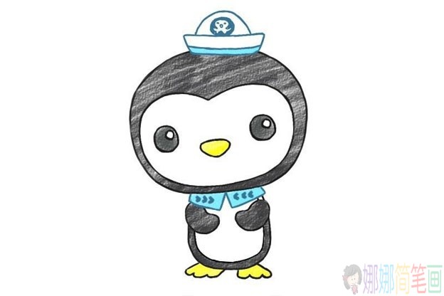 可爱的小企鹅简笔画法
