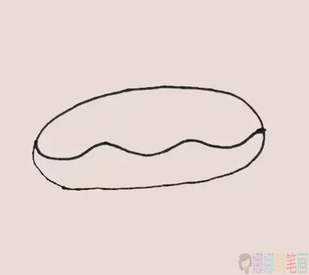 面包怎么画,面包简笔画法