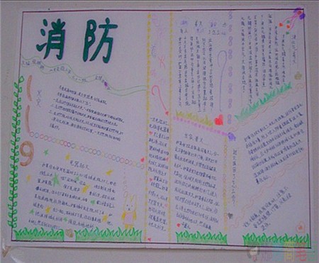 消防安全预防火灾手抄报