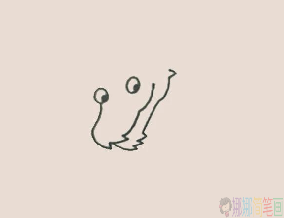 中国龙的画法,中国龙儿童简笔画