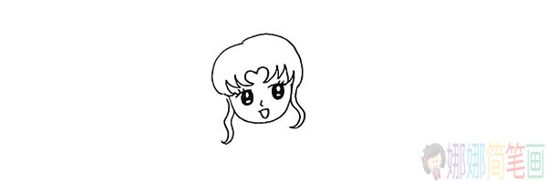 美少女战士简笔画怎么画