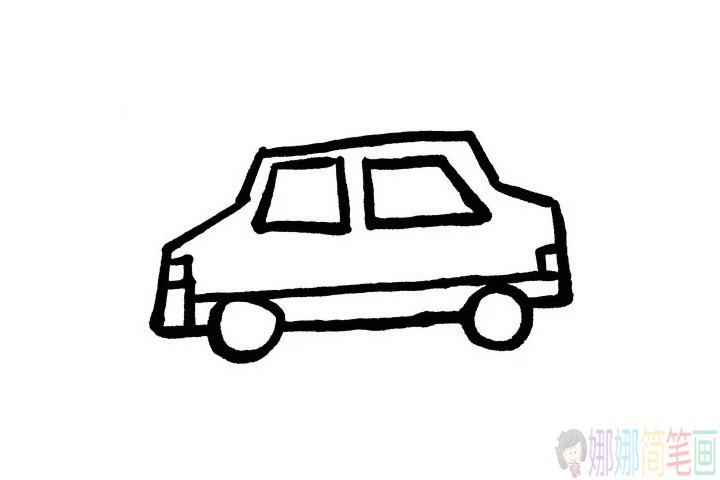 出租车怎么画,出租车的画法