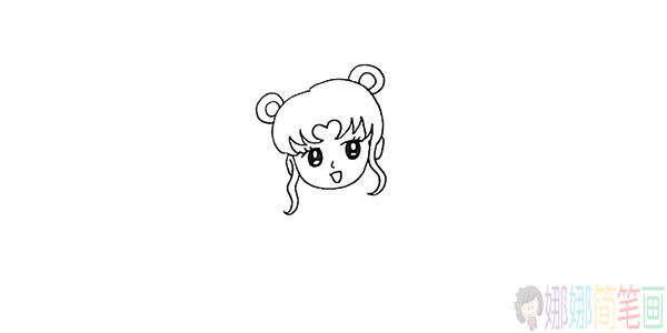 美少女战士简笔画怎么画