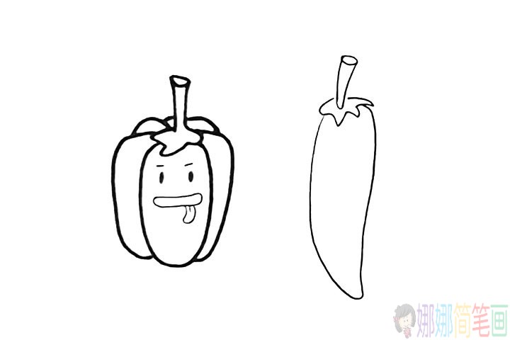 辣椒的画法,辣椒怎么画