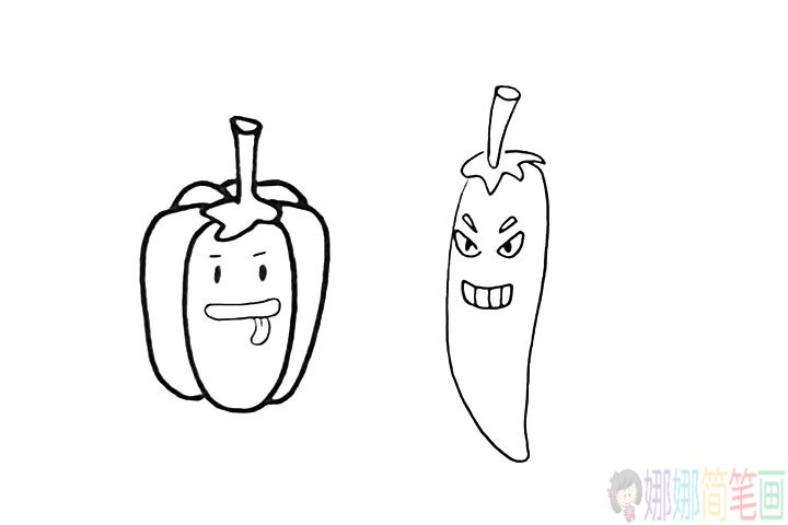 辣椒的画法,辣椒怎么画
