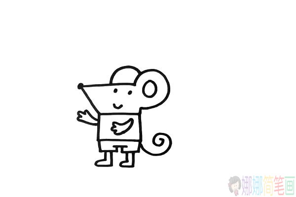 小老鼠怎么画,小老鼠的画法
