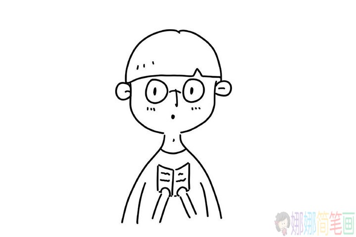 简单线条画出人物图像